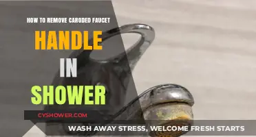 Easy Steps to Remove a Corroded Shower Faucet Handle
