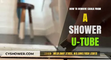 Easy Steps to Remove Caulk from Your Shower U-Tube