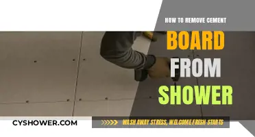 Efficiently Removing Cement Board from Your Shower: A Step-by-Step Guide