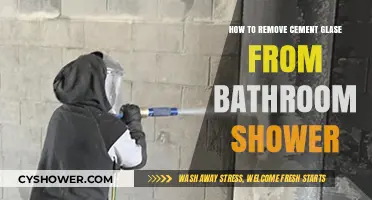 Effective Ways to Remove Cement Glaze from Your Bathroom Shower