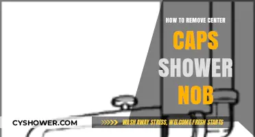 Easy DIY Guide: Removing Center Caps from Shower Knobs