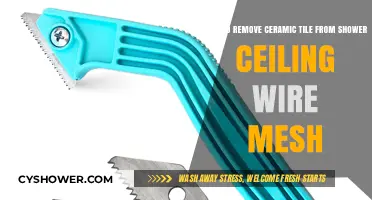 Efficiently Removing Ceramic Tile from Shower Ceiling Wire Mesh: A Step-by-Step Guide