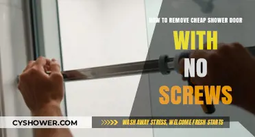 Effortless Removal: How to Take Off a Cheap Screwless Shower Door