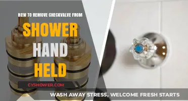 Easy Steps to Remove a Check Valve from Your Handheld Shower