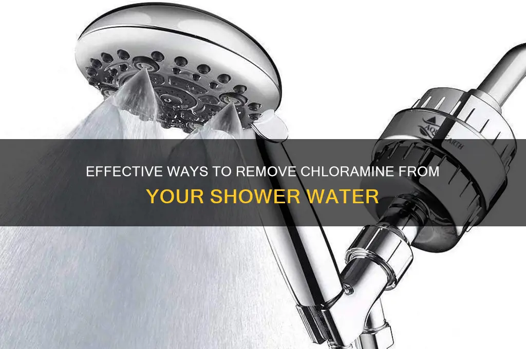 how to remove chloramine from shower water