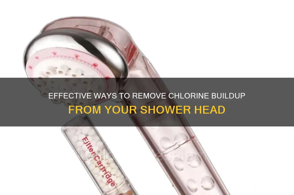 how to remove chlorine from shower head