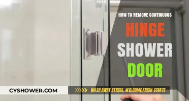 Easy Guide: Removing Continuous Hinge Shower Doors Step-by-Step