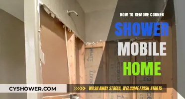 Easy Steps to Remove a Corner Shower in Your Mobile Home