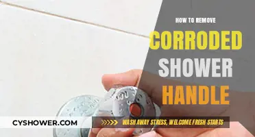Fixing a Stuck Shower Handle: Removing Corroded Fixtures Easily