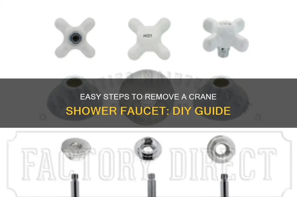 how to remove crane shower faucet