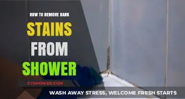 Effective Tips to Remove Stubborn Dark Stains from Your Shower