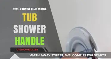 Easy Steps to Remove a Delta Acrylic Tub Shower Handle