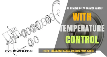Easy Steps to Remove Delta Shower Handle with Temperature Control