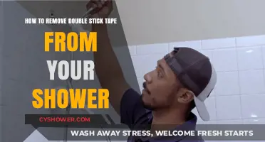 Effortless Removal: Double Stick Tape from Your Shower Made Easy