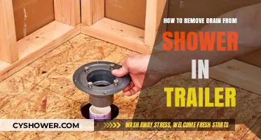Easy Steps to Remove a Trailer Shower Drain: DIY Guide