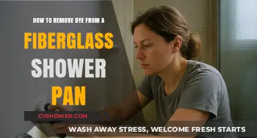 Effective Methods to Remove Dye from Fiberglass Shower Pans