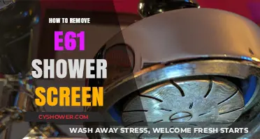 Easy Steps to Remove Your E61 Shower Screen Safely