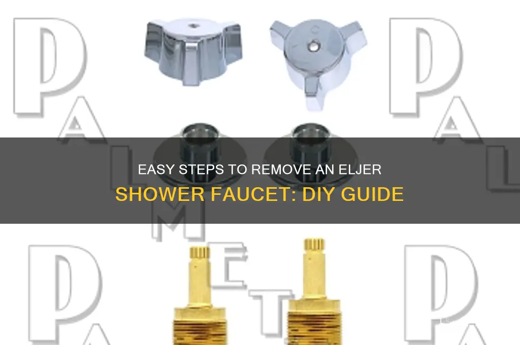 how to remove eljer shower faucet