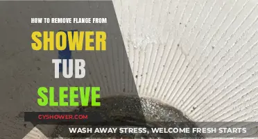Easy Steps to Remove Flange from Shower Tub Sleeve