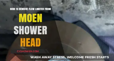 DIY Guide: Removing Flow Limiter from Moen Shower Head Easily