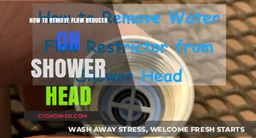 Easy Steps to Remove a Flow Reducer from Your Shower Head