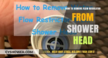 Easy Steps to Remove a Flow Regulator from Your Shower Head