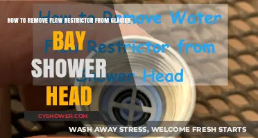 Remove Glacier Bay Shower Head Flow Restrictor: Easy DIY Guide