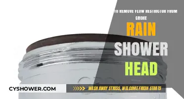 Easy Guide: Removing Flow Restrictor from Grohe Rain Shower Head