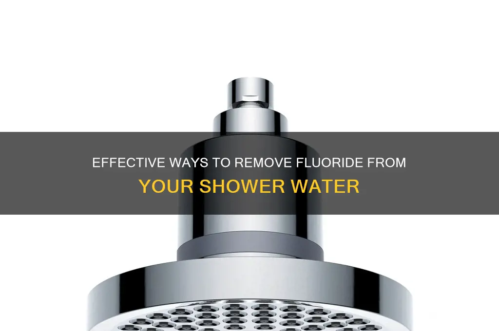 how to remove fluoride from shower water