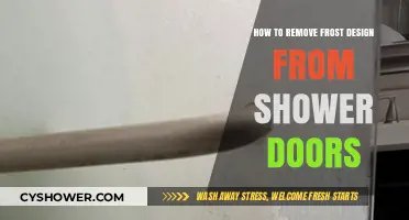 Effective Techniques to Remove Frost Design from Shower Doors Easily