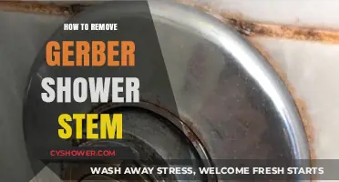 Easy Steps to Remove a Gerber Shower Stem Yourself