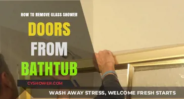 Easy Steps to Remove Glass Shower Doors from Your Bathtub