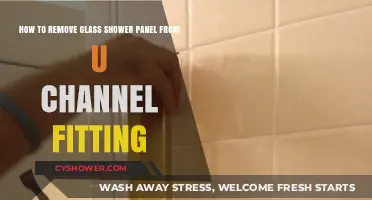 Removing Glass Shower Panels from U-Channel Fittings: A Step-by-Step Guide