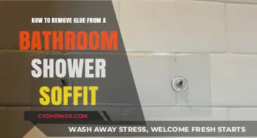 Effective Ways to Remove Glue from Bathroom Shower Soffits Easily