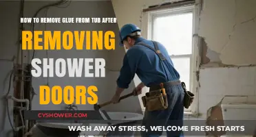 Effective Ways to Remove Glue from Your Tub Post-Shower Door Removal