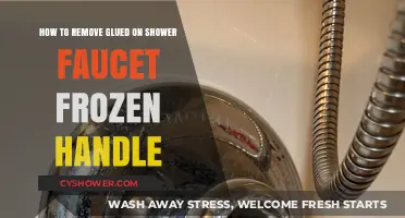 Fixing a Stuck Shower Faucet: Removing a Glued-On Frozen Handle