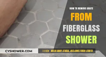 Easy Steps to Remove Grate from Fiberglass Shower Safely