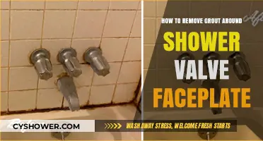 Easy Steps to Remove Grout Around Shower Valve Faceplate