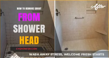 Effective Tips to Remove Grout from Your Shower Head Easily