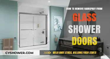 Effortless Hairspray Removal: Clean Glass Shower Doors Like a Pro