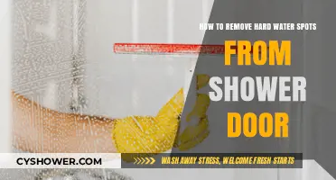 Effective Ways to Remove Hard Water Spots from Shower Doors