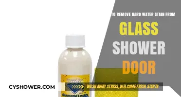 Effective Ways to Remove Hard Water Stains from Glass Shower Doors
