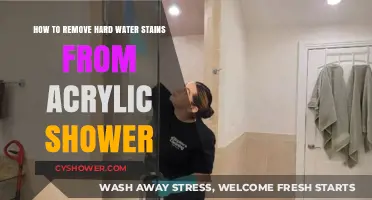 Effective Ways to Remove Hard Water Stains from Acrylic Showers