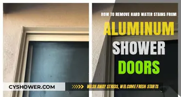 Effective Ways to Remove Hard Water Stains from Aluminum Shower Doors