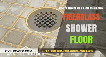 Effective Ways to Remove Hard Water Stains from Fiberglass Shower Floors