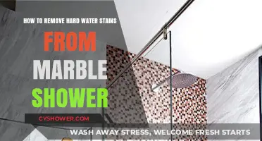 Effective Ways to Remove Hard Water Stains from Marble Showers