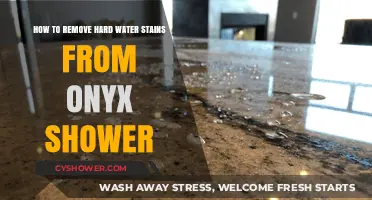 Effective Ways to Remove Hard Water Stains from Onyx Showers
