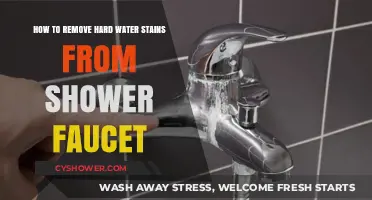 Effective Ways to Remove Hard Water Stains from Shower Faucets