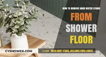 Effective Ways to Remove Hard Water Stains from Your Shower Floor