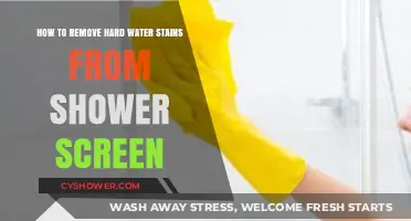 Effective Tips to Remove Hard Water Stains from Your Shower Screen